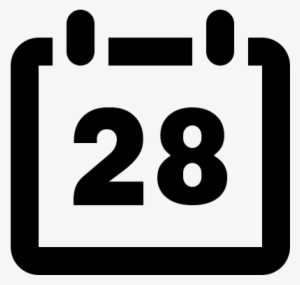 Day 28 Of A Calendar Vector - Calendar Icon 28 #2523142
