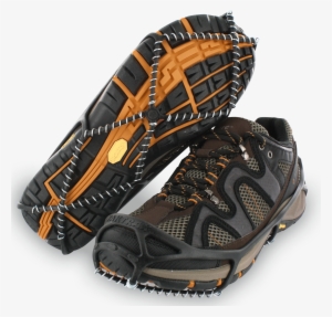 Walking Shoe Png Black And White Library - Yaktrax Walker Ice Cleats #2523586