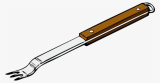 Vector Knife Fork And Spoon Clipart Free Clip Art Images - Barbeque Fork #2523768