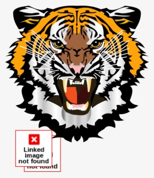 Roaring Tiger Png - Tiger Roar Vector Free #2524478
