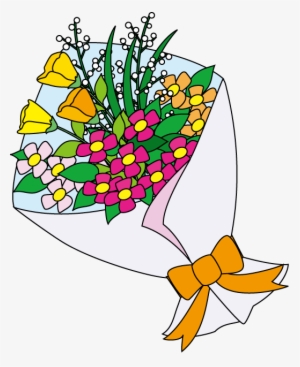 Bouquet Material Of The Flower Illpop Com - Clip Art #2526979