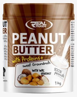 Peanut Butter With Proteins6 - Real Pharm Peanut Butter #2528508