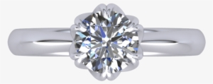 Jewellery Models Png Download - 10k White Gold Engagement Ring Jewelry For Women Round #2529357