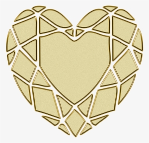 Heart, Golden, Gold, Ornament, Love, Gold Decor, Metal - Gold #2529359