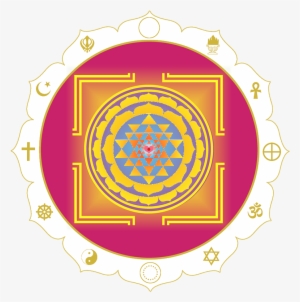 Heart Of Living Yoga Sri Yantra Download A Colour Version - Heart Of Living Yoga #2530053