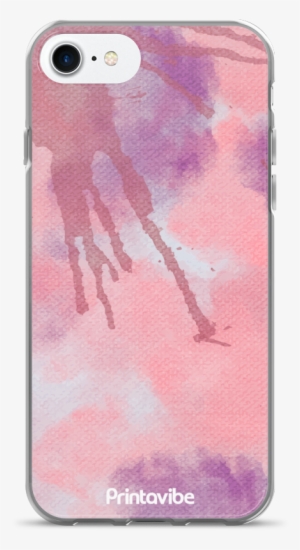 Pink Watercolour Iphone Case - Mobile Phone #2530788
