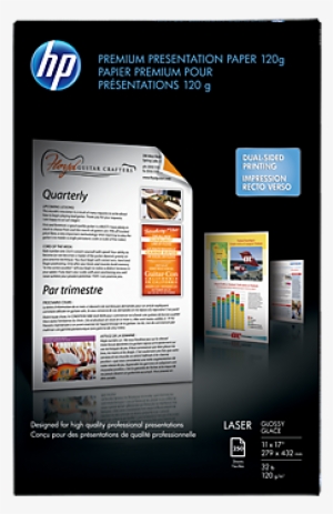 Hp Premium Glossy Presentation Paper 120 Gsm-250 Sht/tabloid/11 - Hp Presentation Paper #2530949