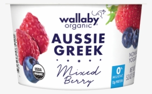 Wallaby Mixed Berry Organic Greek Nonfat Yogurt - Wallaby Greek Yogurt #2531891