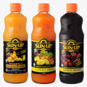 Sun Up Gold Mixed Fruit & Vegetable Drink Base - Syrup Sun Up #2532395