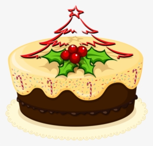 Pin By Marina - Christmas Cake Clipart #2532585
