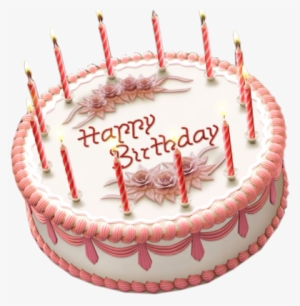 Happy Birthday Cake - Transparent Background Birthday Cake Png #2532655