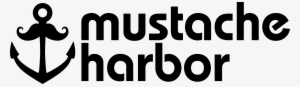 Mustache Harbor Logo 2017 Black Png - Club Fox #2533978