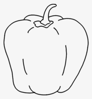 How To Draw A Capsicum - Capcicum Drawing For Kid #2535074