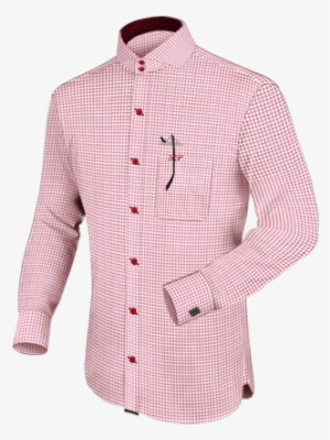 Mens Dress Shirts - 2 Inch Collar Shirt #2535097