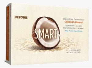 Coconut Almond - Detour Smart Gluten Free Oatmeal Bar, Coconut Almond, #2536162
