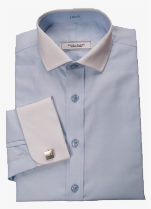 Bespoke Shirt In Blue And White - Shirt #2536633