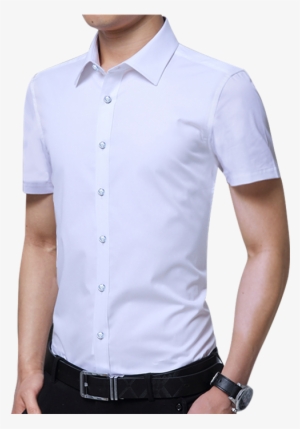 Chemise Blanche Homme Bouton Pression #2536839