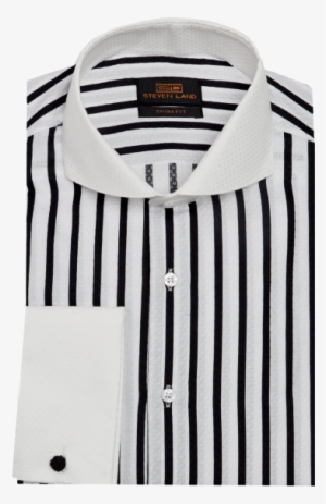 Steven Land Dress Shirt In Black/white - Dress Shirt #2536899 Steven Land Dress Shirt In Black/white - Dress Shirt #2536899