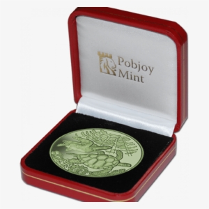 2017 British Indian Ocean Territory £2 Green Turtle - Silver Coin In Box Png #2538320