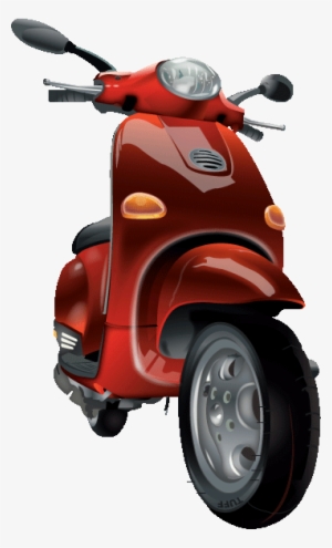 Scooter Clipart Two Wheeler - Two Wheels Vehicles Clipart #2538925