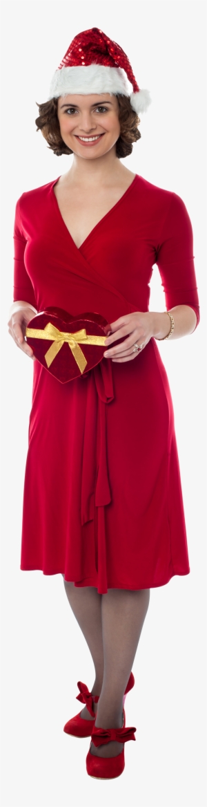 Female Santa Claus Png Image - Dress #2539921