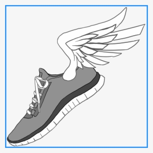 Png Transparent Stock Incredible Best Sports Adidas - Shoe With Wings Drawing #2540968
