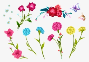 Fresh Flower Vector Decorative Vector - Illustration #2541111