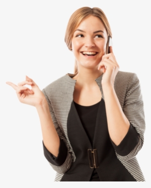 Plans - Girl On Phone Png #2541223