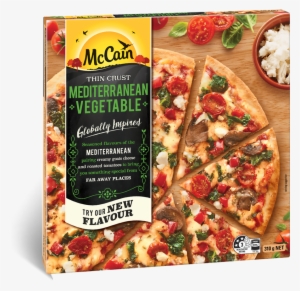 Ultra Thin Mediterranean Vegetable Pizza 310g #2542267
