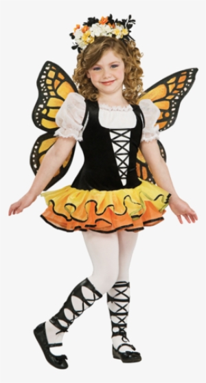 Monarch Butterfly Girls Fancy Dress Halloween Book - World Book Day Costume Girl #2542828