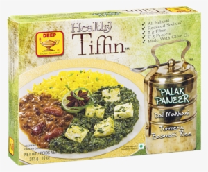Deep Healthy Tiffin Palak Paneer Dal Makhani Turmeric - Frozen Deep Tiffin #2543461