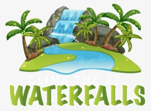 Whether - Water Fall Scene Clip Art #2543823