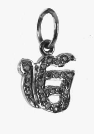 Ik Onkaar Charm Pendant Silver - Silver #2543963