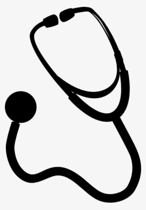 Doctors - Stethoscope Clipart Black And White #2544087