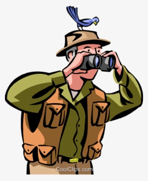 Bird Watching Royalty Free Vector Clip Art Illustration - Local News Digital #2544508