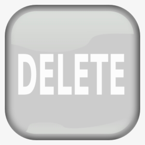 Gray Delete Square Button Svg Clip Arts 600 X 600 Px #2545060