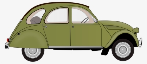 Clipart Car Colour - Citroen 2cv Clipart #2545734