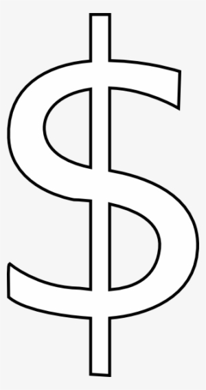 Dollar Logo White Png #2546022