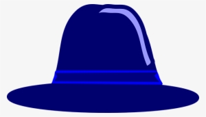 Hat, Blue, Cap, Cover, Head - Sombrero Azul Dibujo #2546566