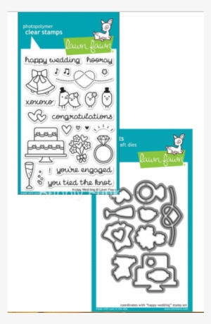 1 - Lawn Fawn - Lawn Cuts Dies - Happy Wedding Lf888 #2546633