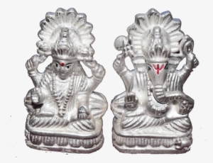 There Are 3 Dimensional Pure Sterling Silver Ganesh - Statue #2547178