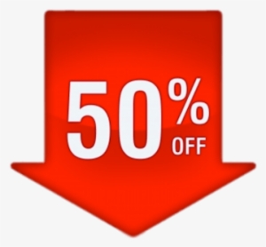 50% Discount Arrow - 50 Off #2548572