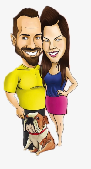 Three Full Bodies Digital Caricature1 - Cartoon #2549266