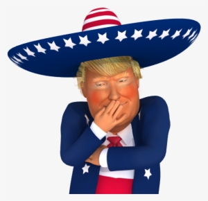 #trumpstickers Embarrassed Trump 3d Caricature - Caricature #2549460