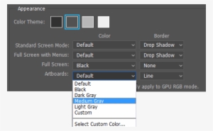 Photoshop Artboards Appearance Options - Zeichenflächen Photoshop #2549524