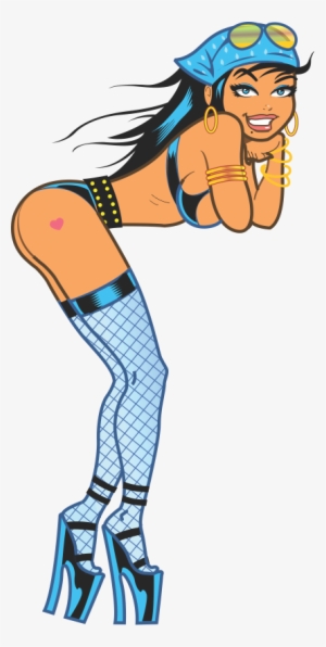 Sexy Cartoon Girls Vector Free - Girl Sexy Vector Cartoon #2549669