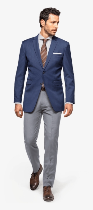 Mens Blazer - Model With Suit Png #2549927