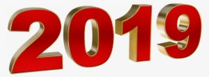 2019 New Year Text Png - 2019 Png #2549994