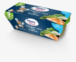 Puree Green Vegetables, Rice, Salmon - Hachis Parmentier #2550403