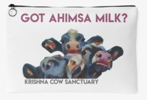 Accessory Pouch, Large, Got Ahimsa Milk - Milk #2550522